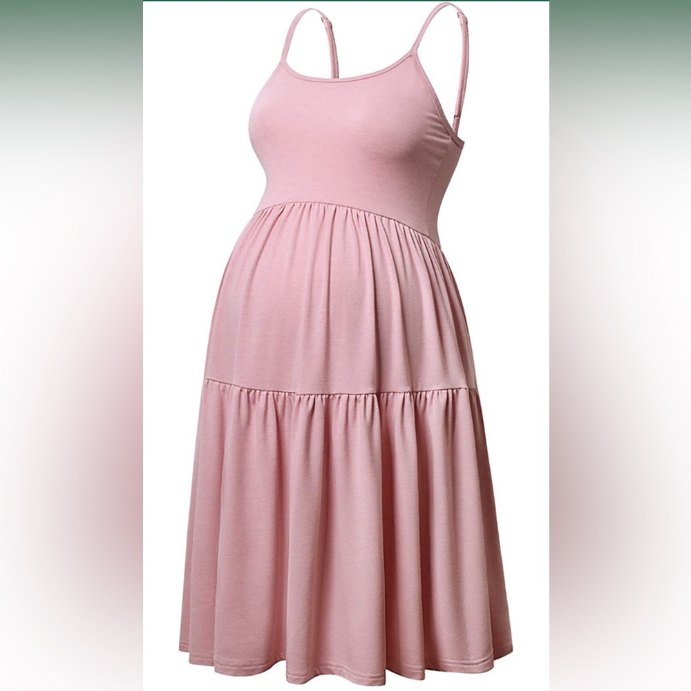 Sleeveless Maternity Dress - Size M